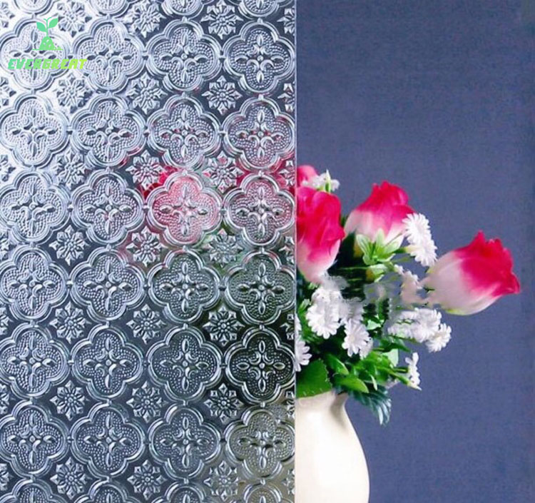 Clear Flora Patterned Glass